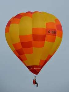G-ERAS hot air balloon, a Cameron O-31. Photograph by Ian Grove