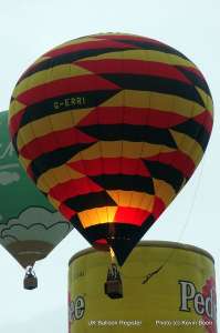 G-ERRI hot air balloon, a Lindstrand Balloons LBL 77A. Photograph by Kevin Boon