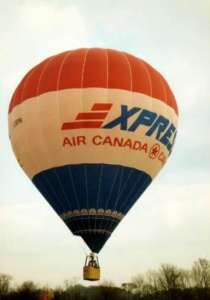 G-EXPR hot air balloon, added to the archive 27 August 2026. Photograph by Andrew Garrett