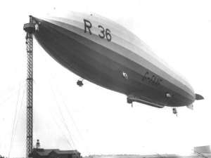 G-FAAF hot air balloon, a William Beardmore AND Company Rigid Airship R36, added to the archive 7 September 2026. Photograph by The Airship Heritage Trust