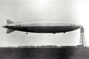 G-FAAW hot air balloon, a Royal Airship Works Rigid Airship R101, added to the archive 7 September 2026. Photograph by Balloon Spotters Archive