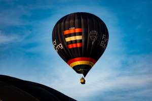 G-FABX hot air balloon, an Ultramagic N-210. Photograph by Dave