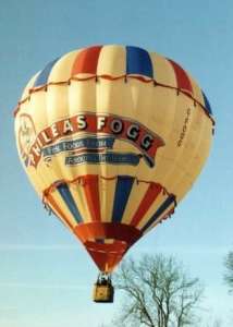 G-FOGG hot air balloon, added to the archive 27 August 2026. Photograph by Andrew Garrett