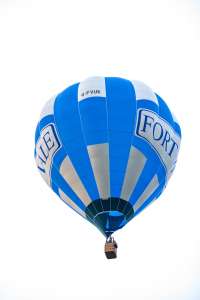 G-FVUK hot air balloon, a Cameron SPORT-90, seen at Arrow, Warwickshire, United Kingdom on 31 May 2025. Photograph by Dave