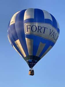 G-FVUK hot air balloon, added to the archive 27 August 2026. Photograph by Colin Wright