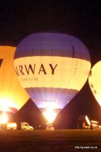 G-FWAY hot air balloon, added to the archive 27 August 2026. Photograph by Pat Whymer