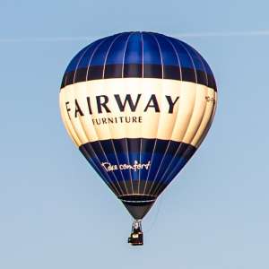 Fairway hot air balloon G-FWJR, an Ultramagic M-56
