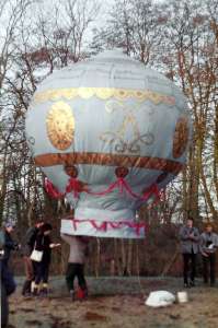 G-FYDH hot air balloon, a Saffrey Model Balloons Premier Voyage, added to the archive 7 September 2026. Photograph by Balloon Spotters Archive