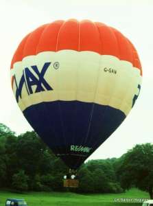 G-GAIW hot air balloon, a Cameron A-140. Photograph by Mel Kirby