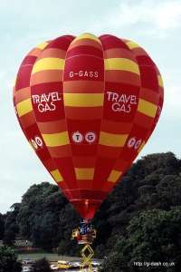 G-GASS hot air balloon, added to the archive 27 August 2026. Photograph by Mike Clarke