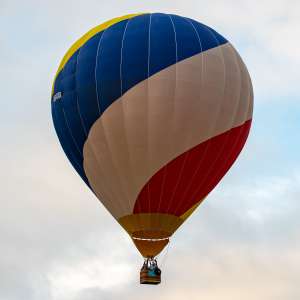 G-GBGB hot air balloon, an Ultramagic M-105, seen at Arrow, Warwickshire, United Kingdom on 31 May 2025. Photograph by Dave
