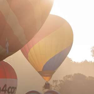 G-GBGB hot air balloon, an Ultramagic M-105, seen at Horningsham, Wiltshire, United Kingdom on 14 September 2019. Photograph by Dave