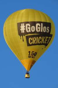 G-GCCC hot air balloon, a Cameron Z-105. Photograph by G Bann