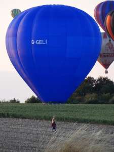 G-GELI hot air balloon, a Cameron Balloons Colt 31A. Photograph by K Boon