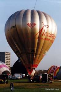 G-GEMS hot air balloon, added to the archive 27 August 2026. Photograph by Mike Clarke