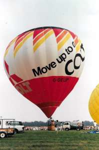 G-GEUP hot air balloon, a Cameron N-77, added to the archive 7 September 2026. Photograph by Ernest Lee
