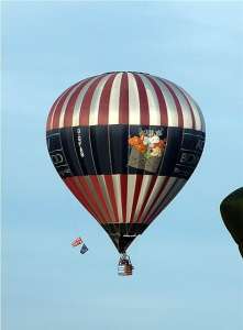 G-GFAB hot air balloon, a Cameron N-105, added to the archive 7 September 2026. Photograph by Balloon Spotters Archive