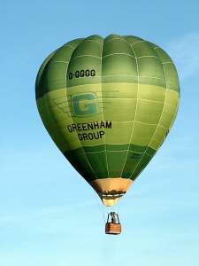 G-GGGG hot air balloon, a Thunder AX7-77, added to the archive 7 September 2026. Photograph by Balloon Spotters Archive