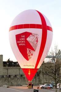 G-GIFF hot air balloon, a Balony Kubicek SPOL. S R.O. BB26XR. Photograph by Exclusive Ballooning