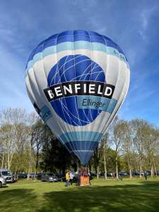 G-GOAL hot air balloon, a Lindstrand Balloons LBL 105A, added to the archive 14 September 2026. Photograph by Cera168_