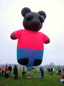 G-GRWL hot air balloon, a Lilliput Type 4. Photograph by G Bann