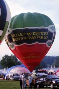 G-GWIT hot air balloon, added to the archive 27 August 2026. Photograph by Mike Clarke