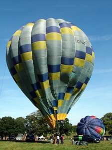 G-HAZE hot air balloon, a Thunder AX8-90, added to the archive 7 September 2026. Photograph by Balloon Spotters Archive