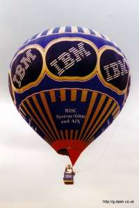 G-HIBM hot air balloon, added to the archive 27 August 2026. Photograph by Mike Clarke