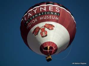 G-HIMM hot air balloon, a Cameron Z-105. Photograph by Matt Cleaves
