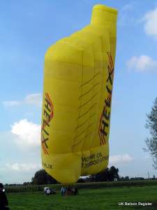 G-HLIX hot air balloon, added to the archive 27 August 2026. Photograph by K Boon
