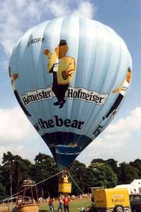 G-HOFM hot air balloon, added to the archive 27 August 2026. Photograph by Bill Teasdale