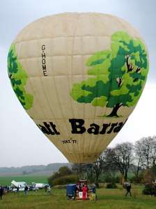 G-HOME hot air balloon, a Colt 77A, added to the archive 7 September 2026. Photograph by G Bann