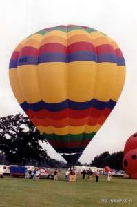 G-HOPS hot air balloon, added to the archive 27 August 2026. Photograph by Mike Clarke