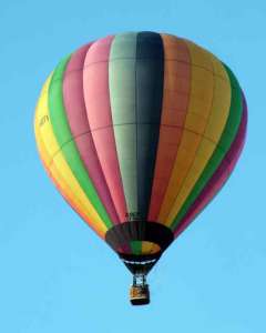 G-HOTI hot air balloon, a Thunder AND Colt Colt 77A, added to the archive 7 September 2026. Photograph by G Bann