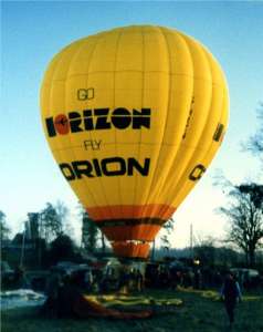 G-HRZN hot air balloon, a Colt 77A, added to the archive 7 September 2026. Photograph by Balloon Spotters Archive