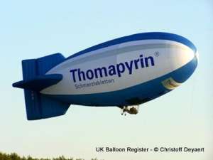 G-HSTH hot air balloon, a Lindstrand Balloons LBL HS-110. Photograph by Christoff Deyaert