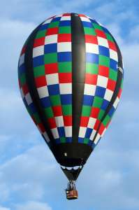 G-HUKS hot air balloon, a Balony Kubicek SPOL. S R.O. BB22XR. Photograph by G Bann