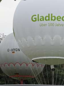 G-HYGN hot air balloon, a Ballonbau Worner NL-STU/510. Photograph by brad-ox