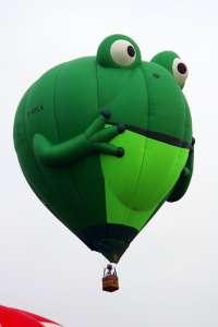 G-HYLA hot air balloon, a Balony Kubicek SPOL. S R.O. BB26E. Photograph by G Bann