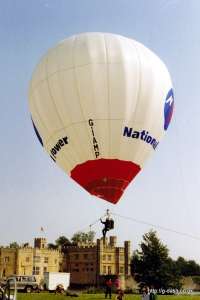 G-IAMP hot air balloon, added to the archive 27 August 2026. Photograph by Mike Clarke
