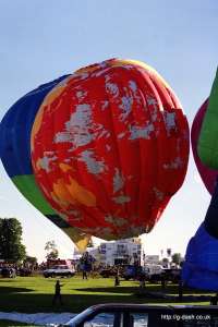 G-IBBC hot air balloon, added to the archive 27 August 2026. Photograph by Mike Clarke