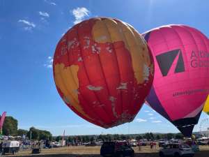 Globe hot air balloon G-IBBC, a Cameron SPHERE-105 (bbc), added to the archive 12 September 2026. Photograph by Cera168_