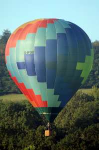 G-IFOS hot air balloon, an Ultramagic M-90. Photograph by G Bann