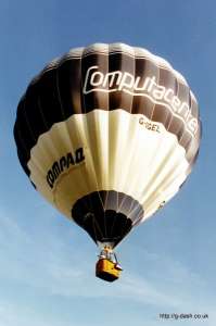 G-IGEL hot air balloon, added to the archive 27 August 2026. Photograph by Mike Clarke