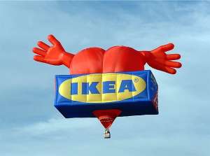 G-IKEA hot air balloon, a Cameron IKEA-120. Photograph by Balloon Spotters Archive