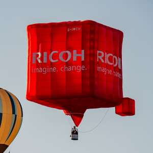 G-IMCH hot air balloon, a Lindstrand Technologies LTL Series Special - Cube