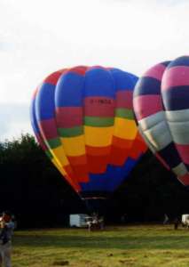 G-INGA hot air balloon, a Thunder AX8-84, added to the archive 7 September 2026. Photograph by Balloon Spotters Archive