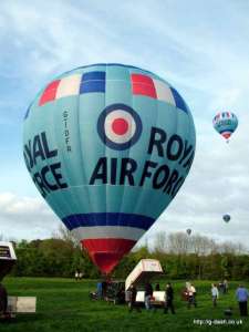 G-IOFR hot air balloon, a Lindstrand HOT AIR Balloons LBL 105A. Photograph by Balloon Spotters Archive