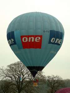 G-ITOI hot air balloon, a Cameron N-90. Photograph by G Bann