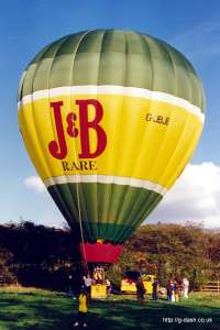 G-JBJB hot air balloon, added to the archive 27 August 2026. Photograph by Mike Clarke